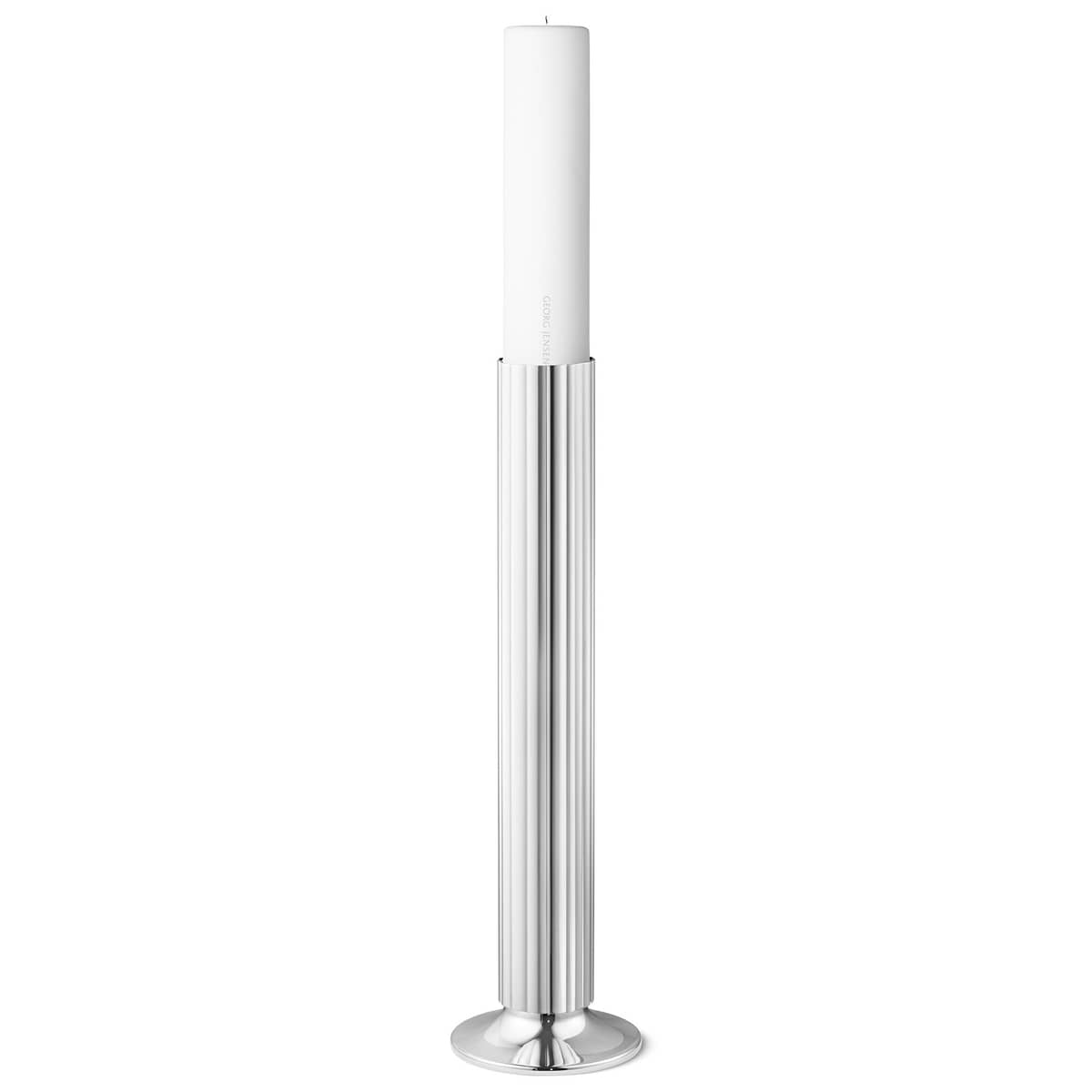 Bernadotte golvljusstake, rostfritt stål 50cm