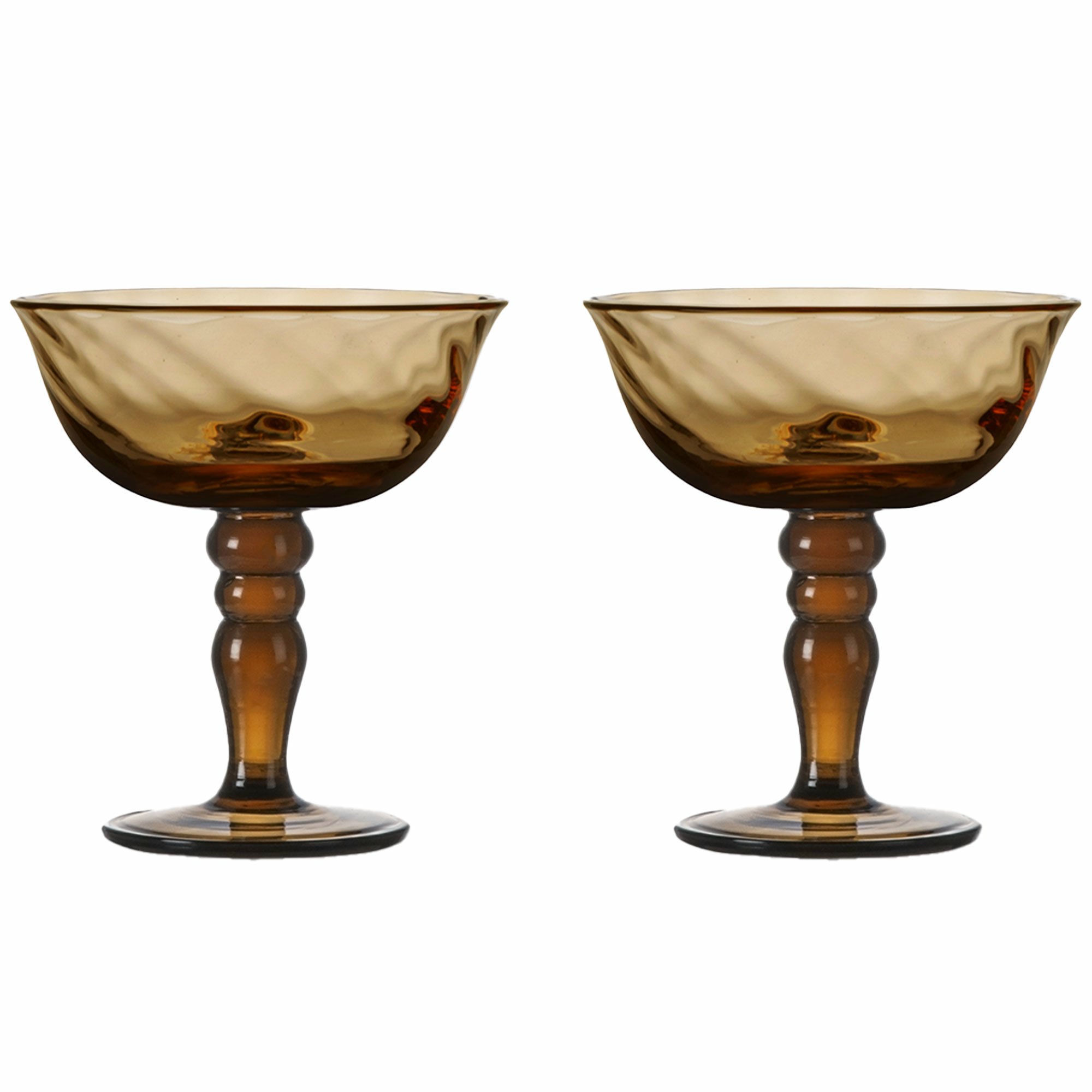 Opacity italiensk coctailglass 15 cl 2-pakning, brun