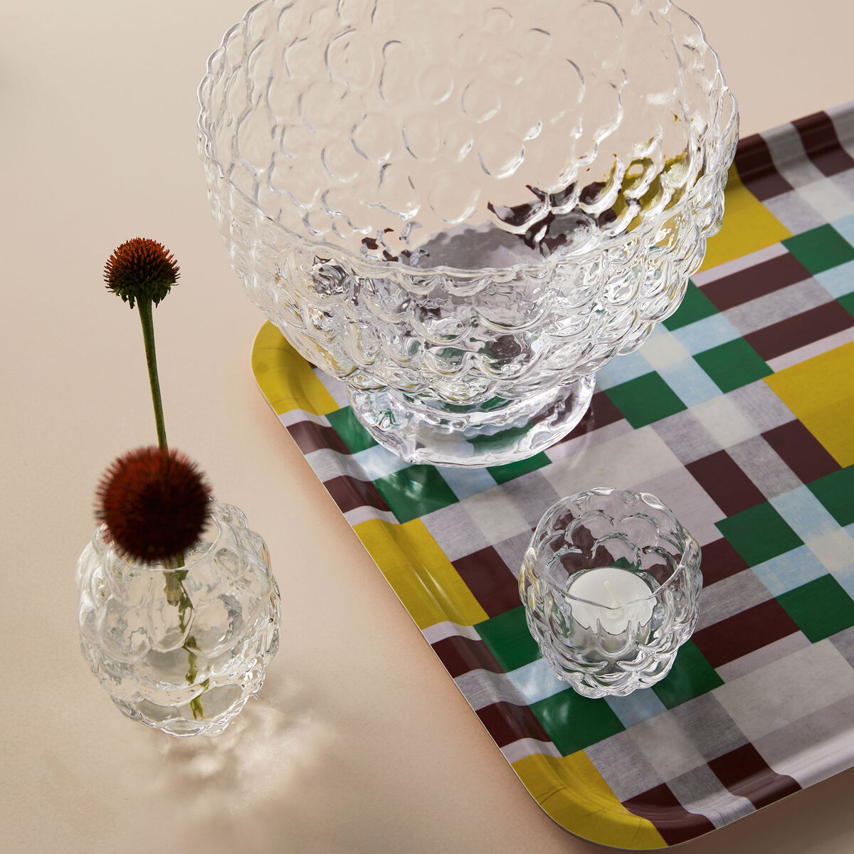 Moss kynttilälyhty 7,3 cm, kirkas