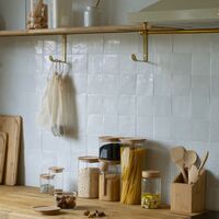 Lasipurkki bambukannella 2200 ml