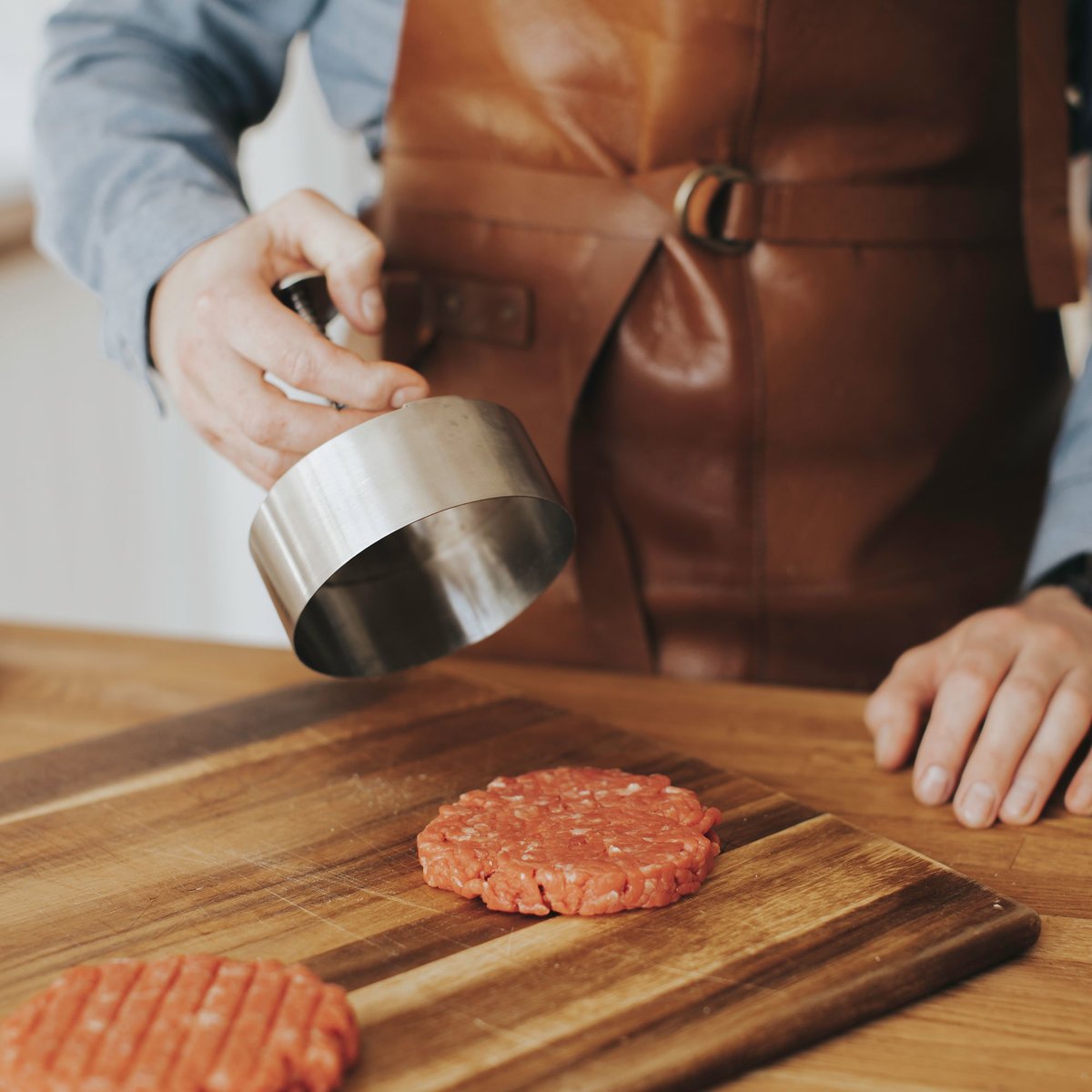 Haya burgerpresse, rustfritt stål