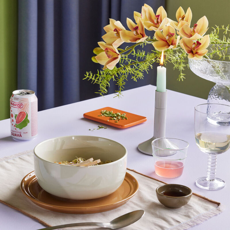 Hübsch Clink rödvinsglas, klar