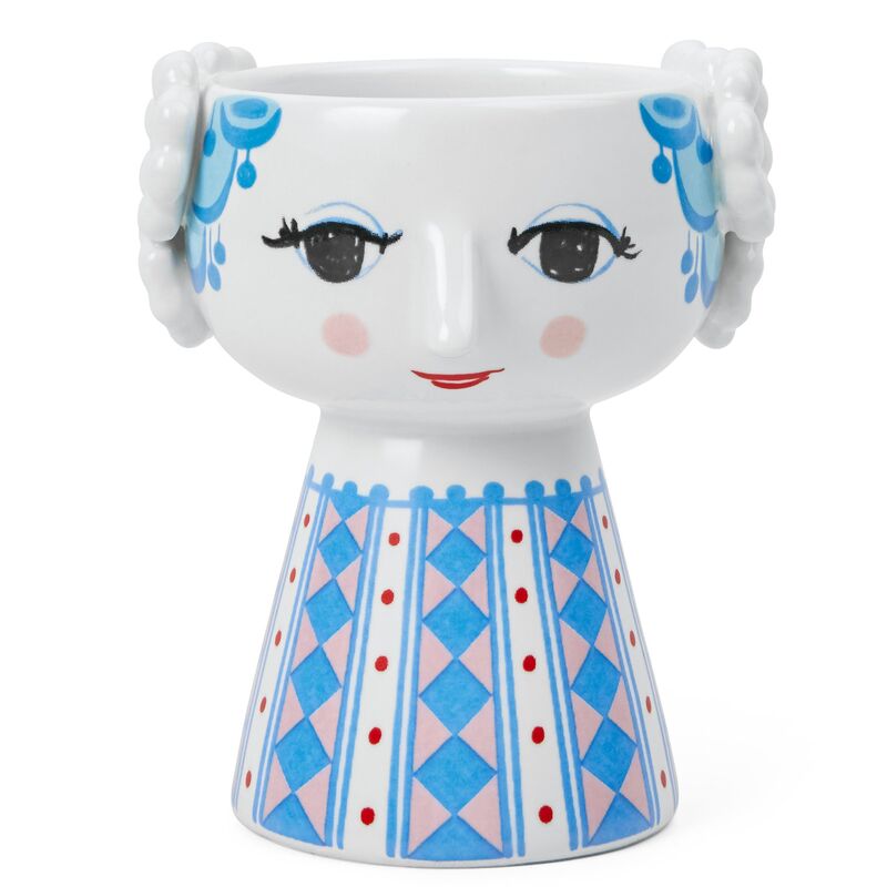 Eva kynttilänjalka 9,5 cm, sininen