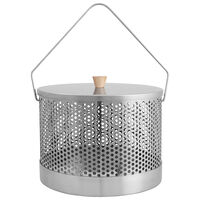 Popcorngryte 10 liter, rustfritt stål