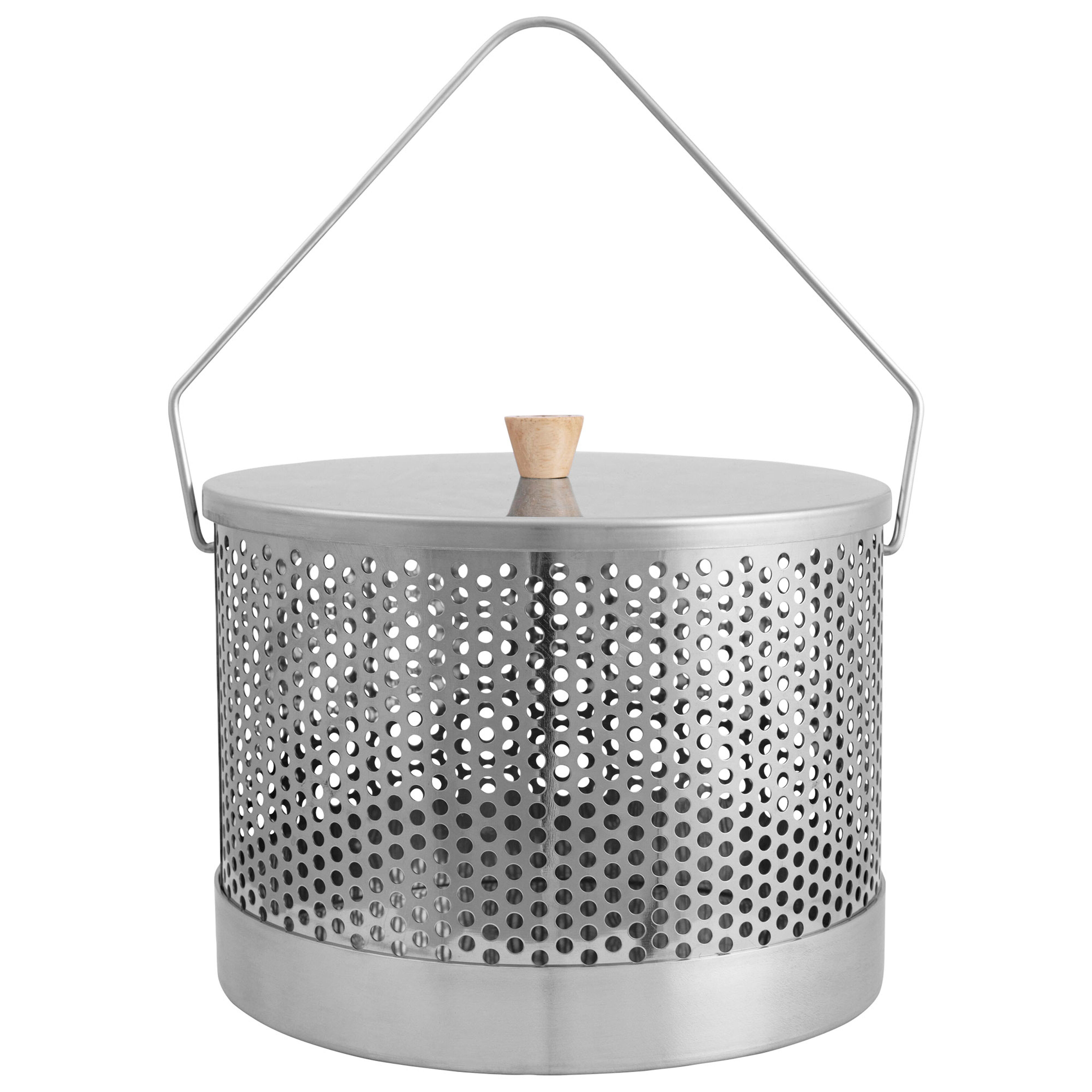 Popcorngryte 10 liter, rustfritt stål