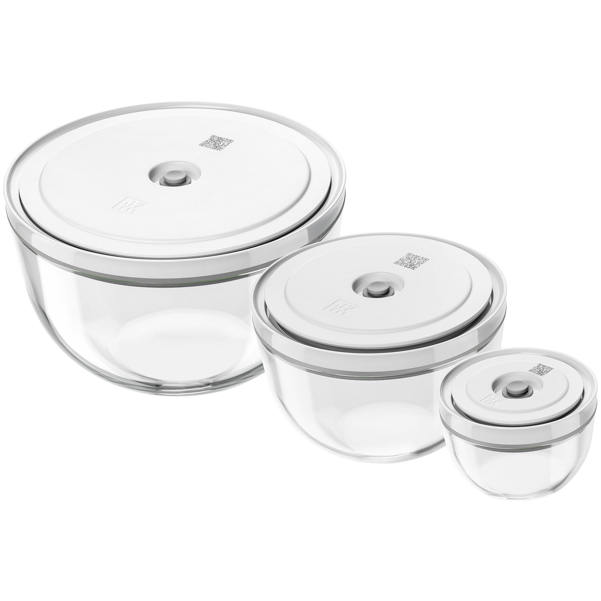 Zwilling Fresh & Save Vakuumskålssæt I glas 6 dele