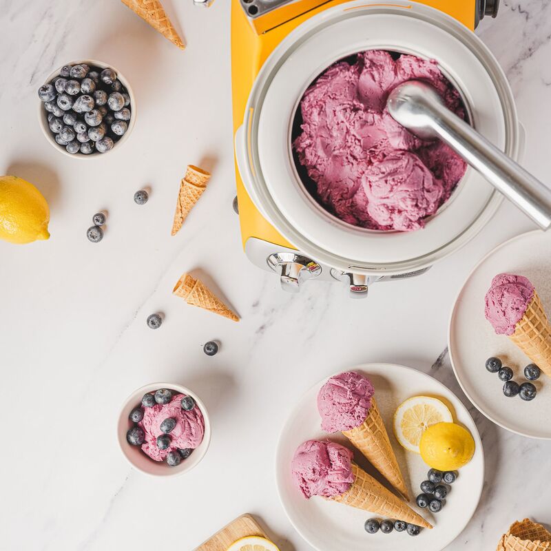 AKM 6230 -yleiskone + jäätelökone, sunbeam yellow