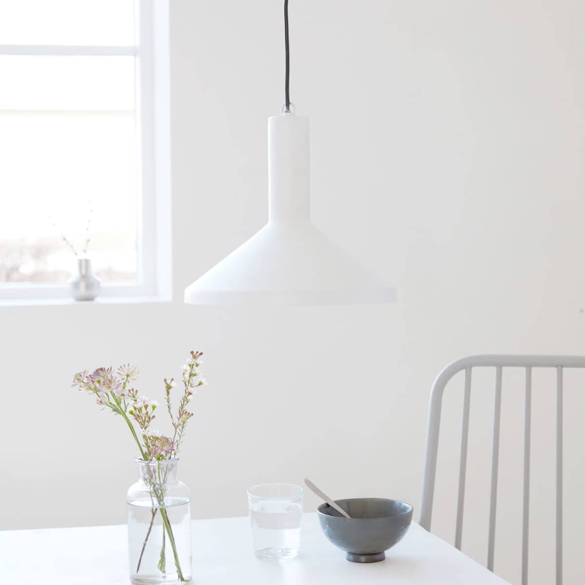 Mall Made lampe hvid