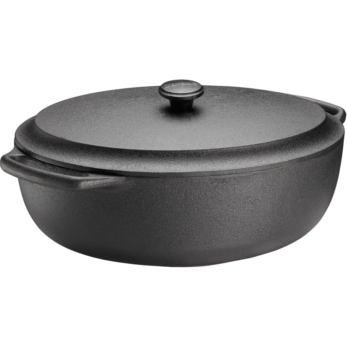 Gryta oval 6 liter Med Järnlock