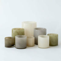 Lyric ljuslykta, warm grey, medium