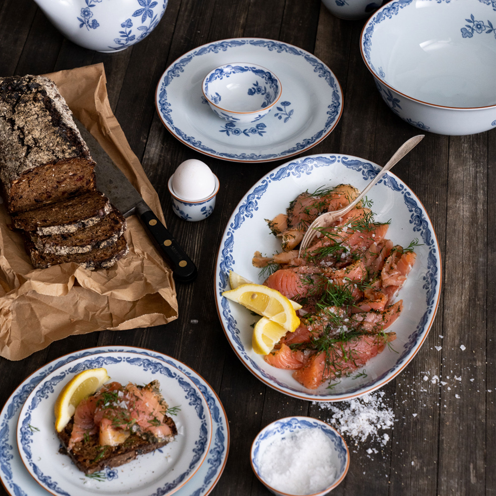 Ostindia Ovalt Serveringsfat 33x22 cm