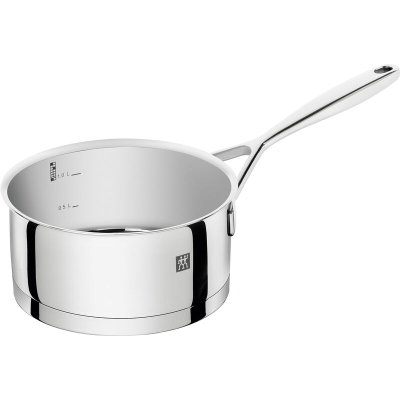 Passion gryde- og pandesæt 5 dele + 4 låg, rustfrit stål