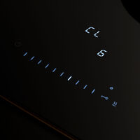 P905I1M30GP Premium induktionshäll 90 cm med guldram, 5 zoner