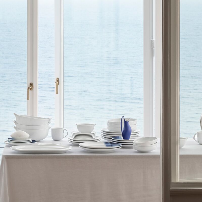 Koppel serveringsskål 22 cm, hvid