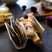 Ditte tacoholder 2 stk, beige/bordeaux