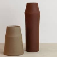 Clay vas 32 cm, terracotta