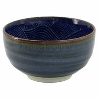 Seigaiha Blue -kulho, 13 cm