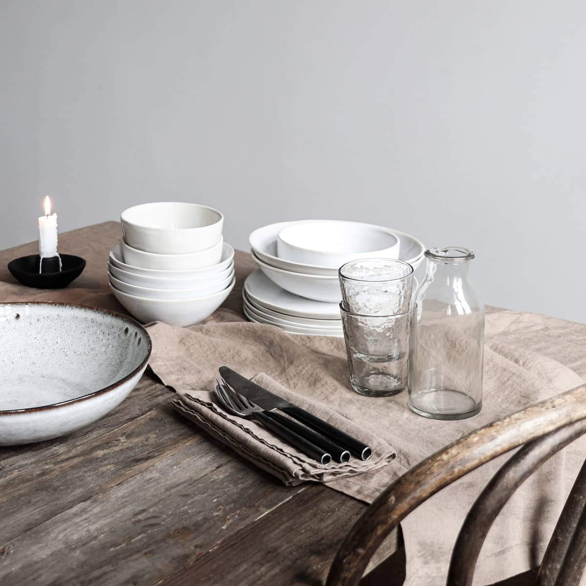 Galette dricksglas, clear