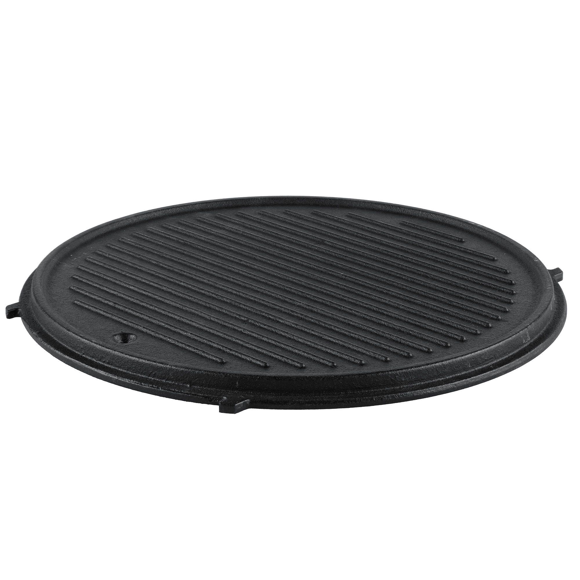 Stekplatta i gjutjärn multigrill, Ø 30 cm