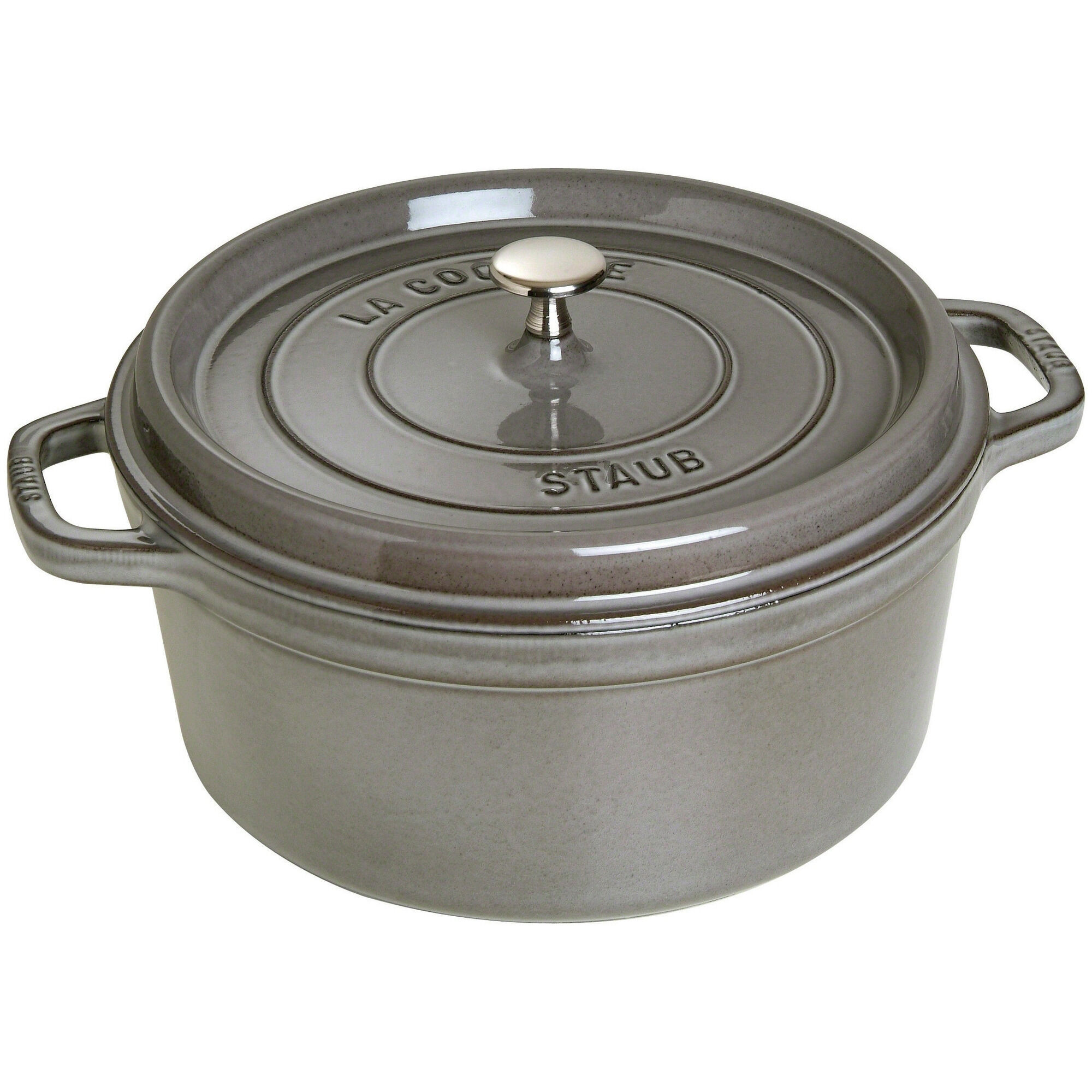 Staub - La Cocotte rund gryte 28 cm 6,7L grå