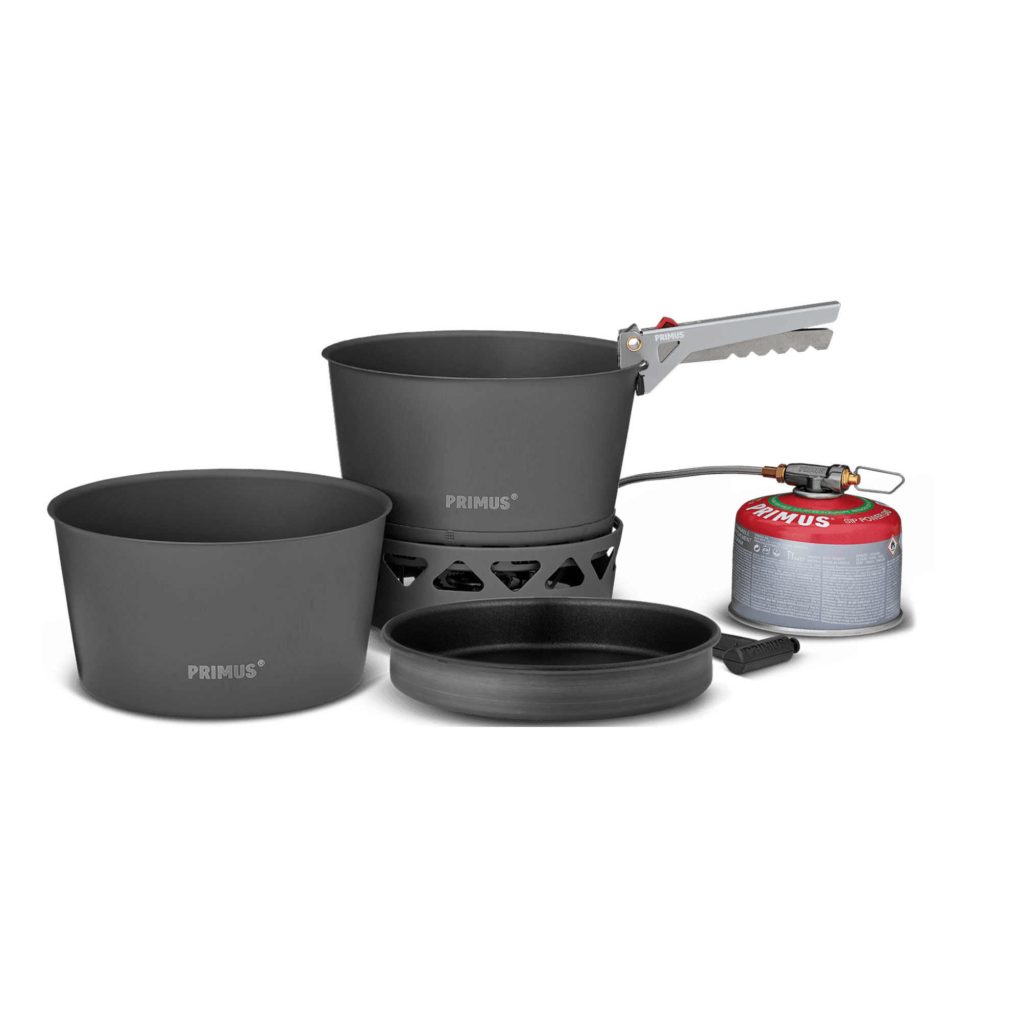 Primus PrimeTech Stove Set stormkøkken 2  gryder (2,3 L) og stegepande