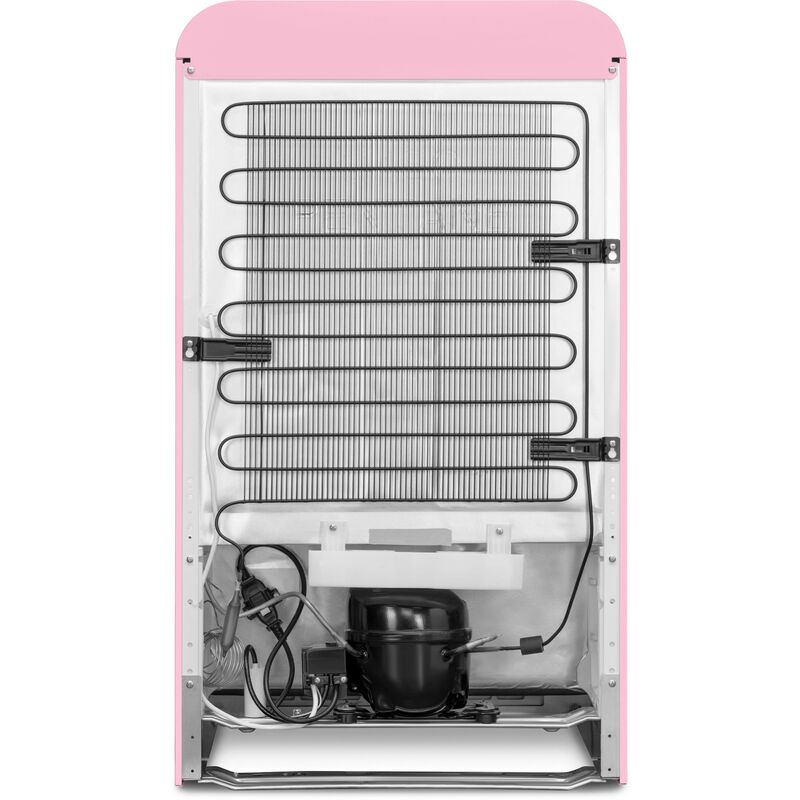 FAB10HRBL6 køleskab med flaskeopbevaring, lyserød