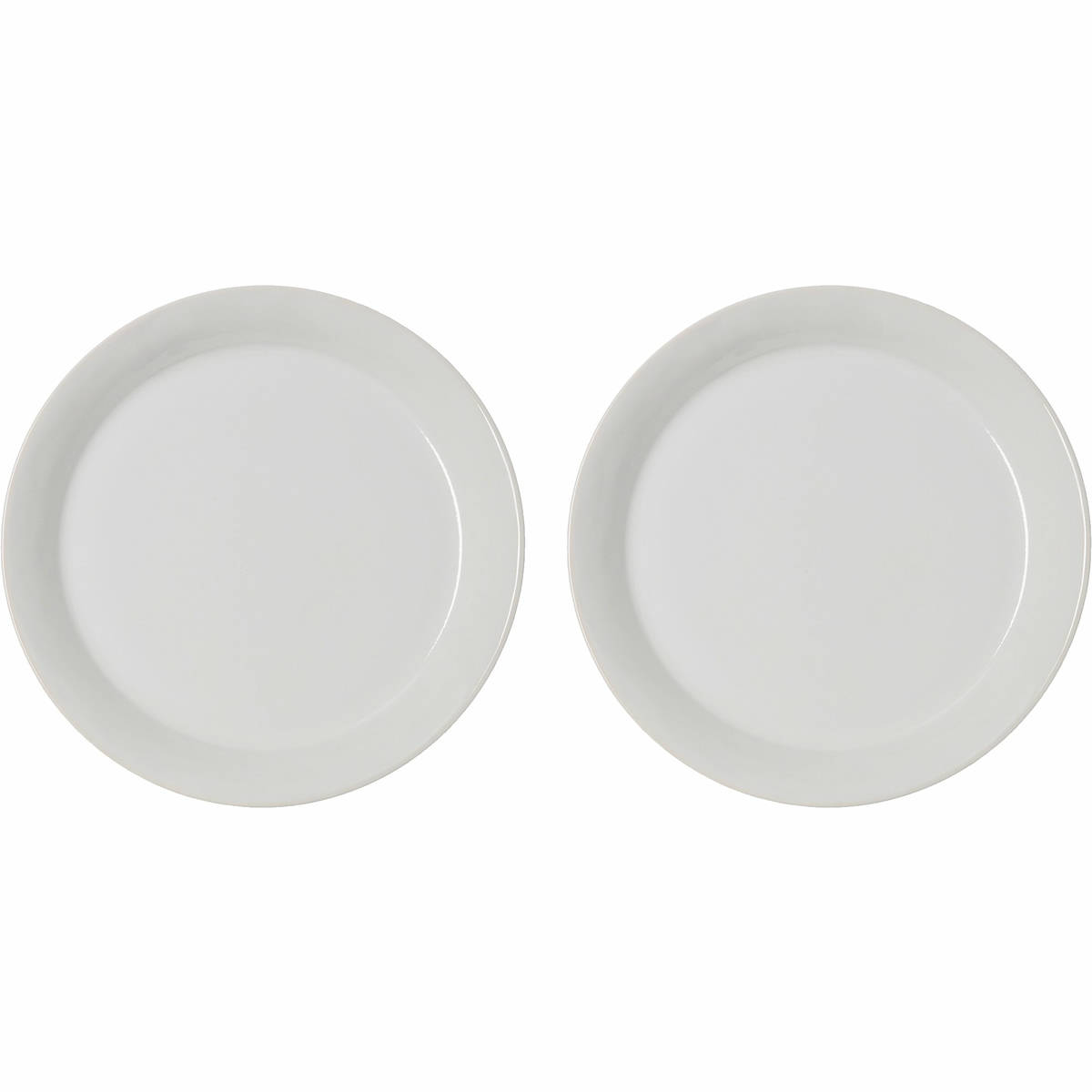 DAGA middagstallerken, Ø25, white, 2 stk
