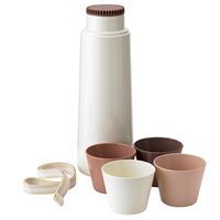 Picnic termos med 4 kopper, 1 liter