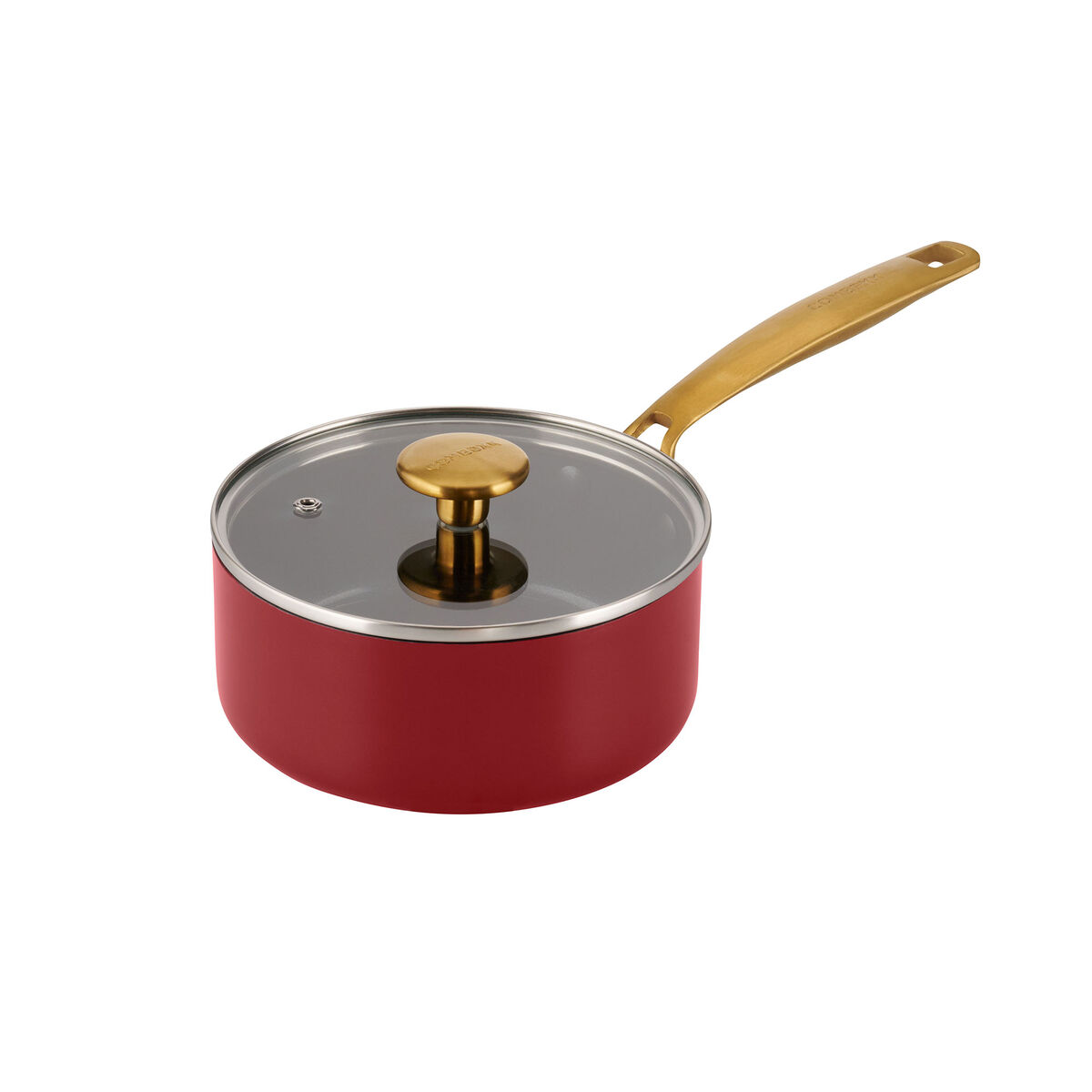 Combekk Stekepanne- og kasserollesett 4 deler, bordeaux