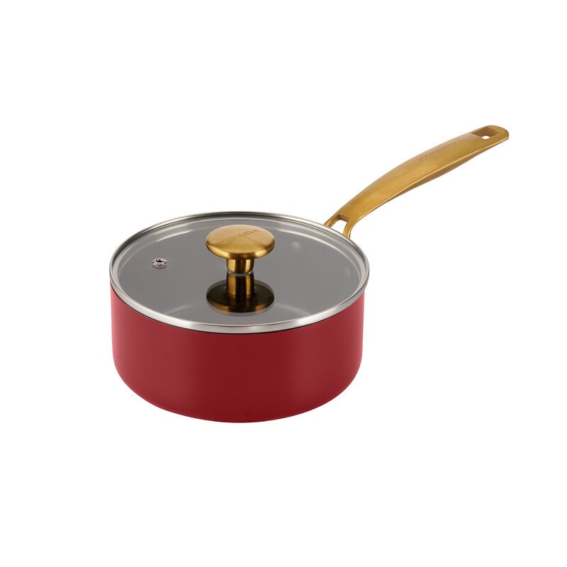 Combekk Stegepande- og kasserollesæt 4 dele, bordeaux