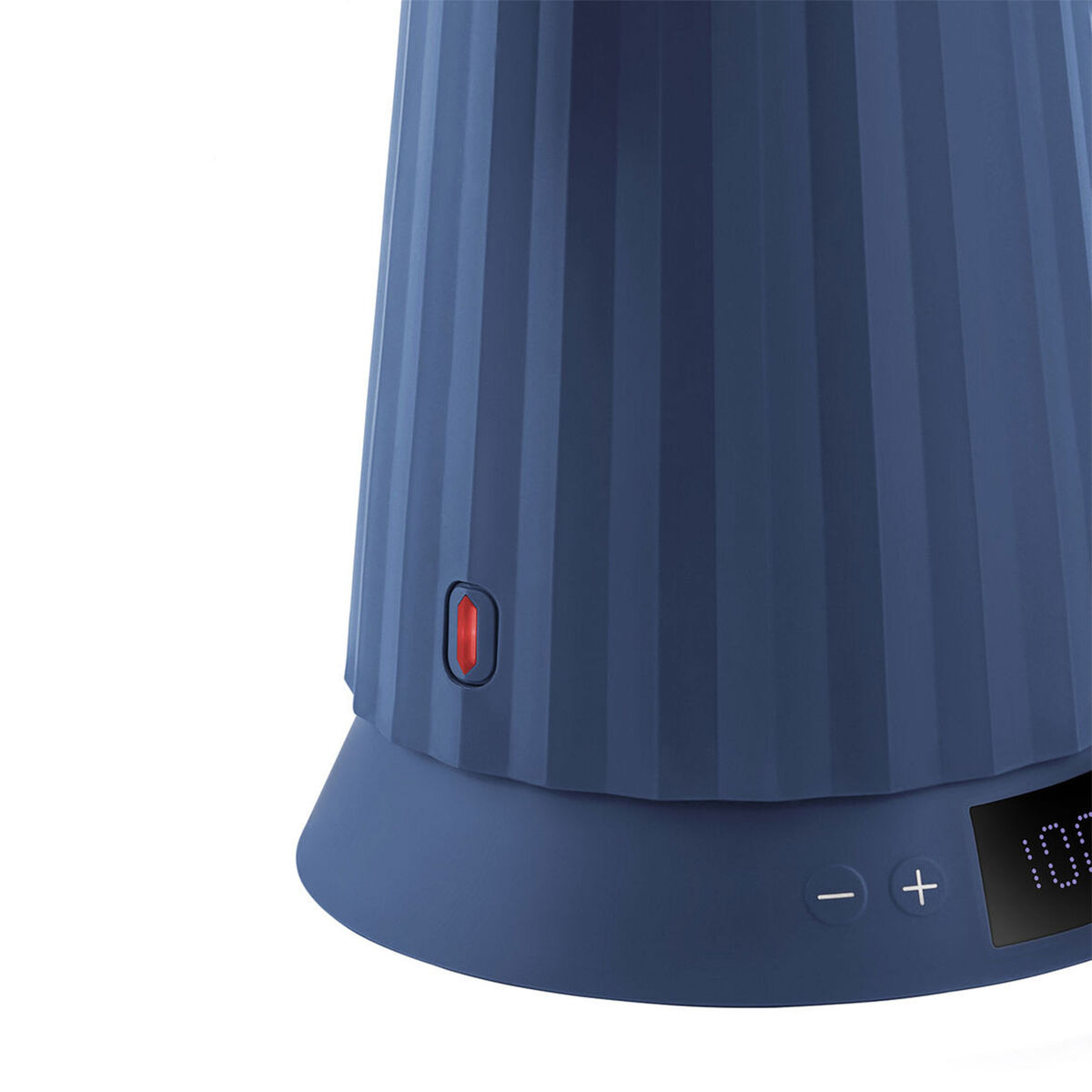 Plissé Vattenkokare med temperaturkontroll 1,7 liter, blå