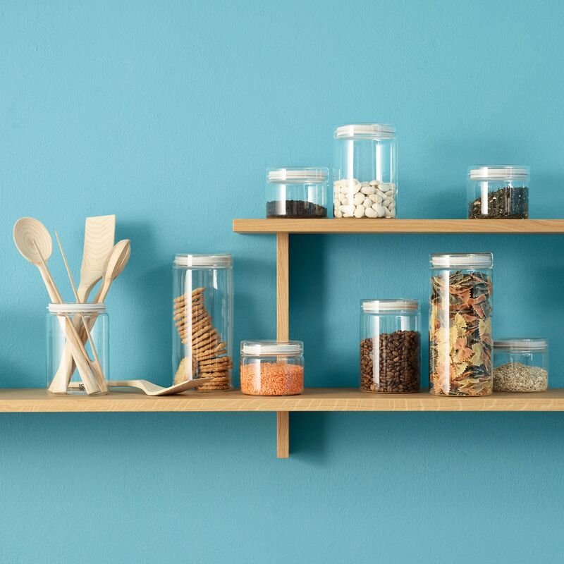 STORE-IT förvaringsburk 0,5 liter, ljusgrå