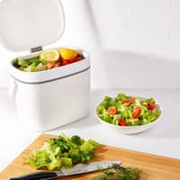 Easy-Clean kompostbehållare 6,6L vit