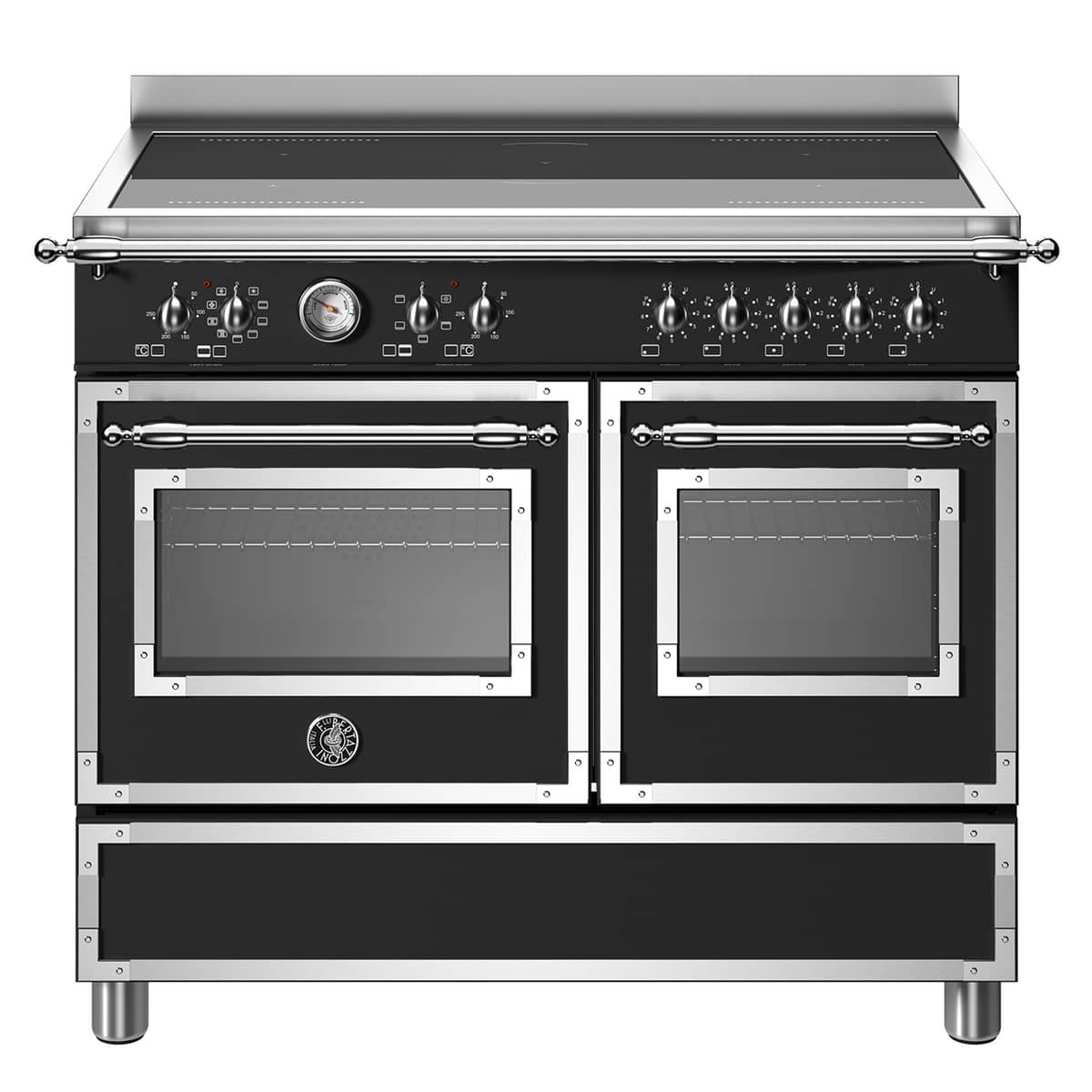 HER105I2ENET Heritage induktionsspis med dubbelugn, 100 cm, mattsvart
