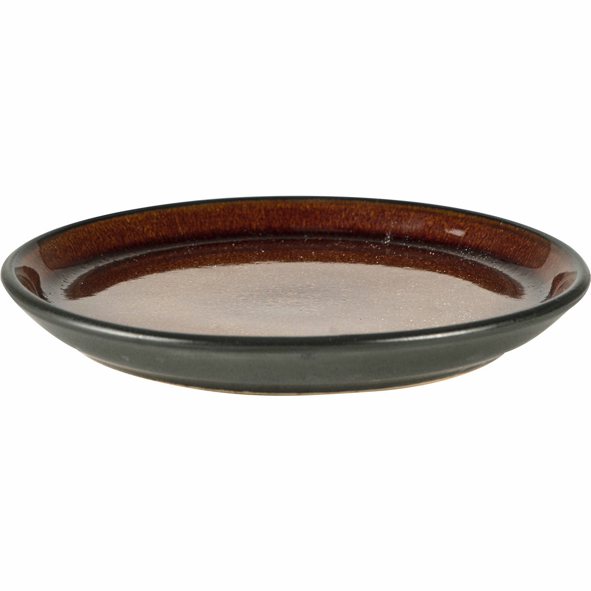 Gastro Tallerken Ø17 cm, blank rav/sort