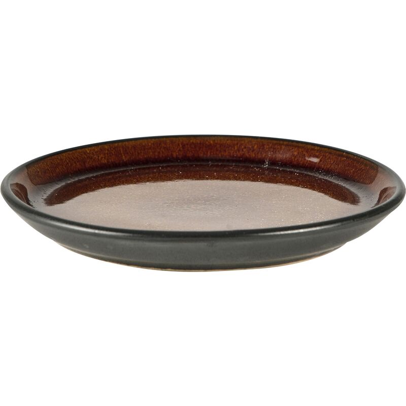 Gastro tallerken 17 cm, svart/rav