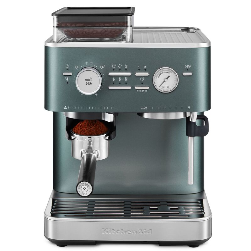 Espressomaskin med kaffekvarn, juniper