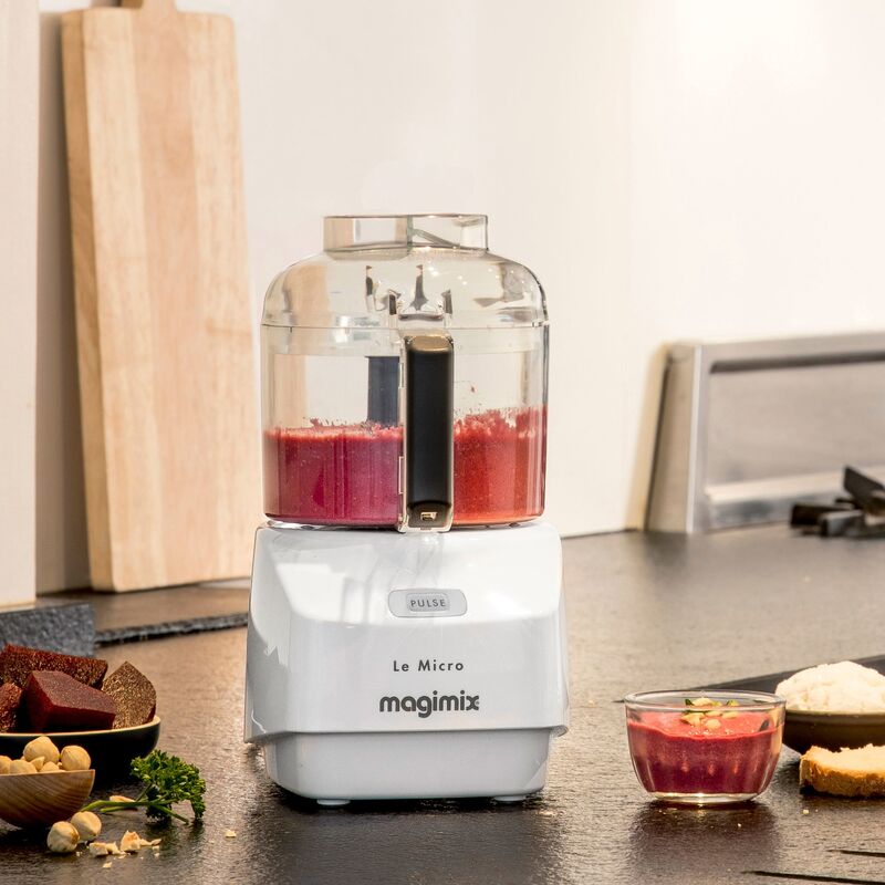 Minihakker 0,83 liter, hvid