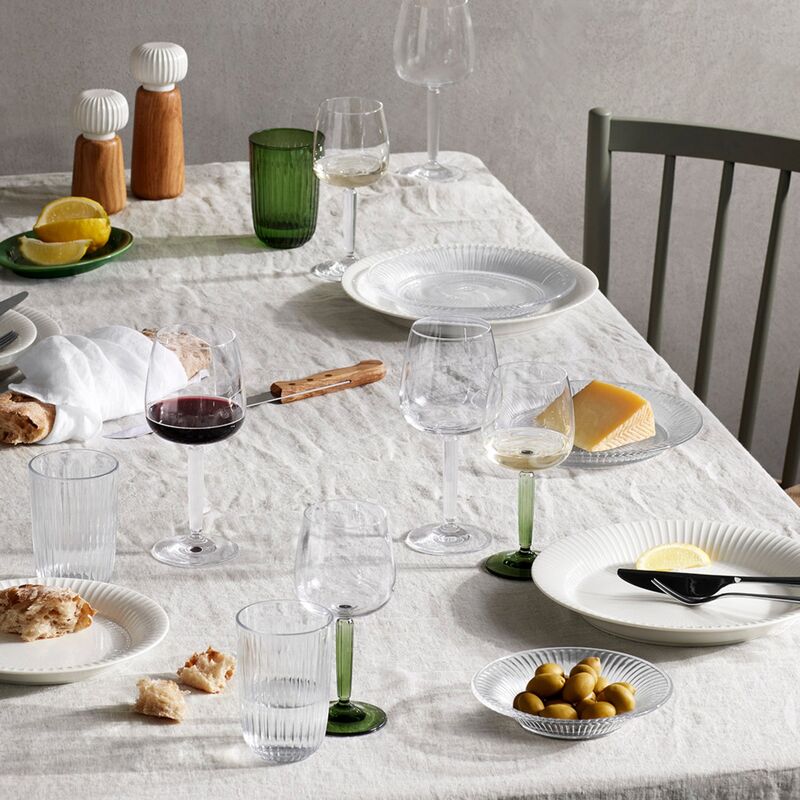 Hammershøi hvitvinsglass 35 cl Ø 8,5 cm 2 stk, grønn