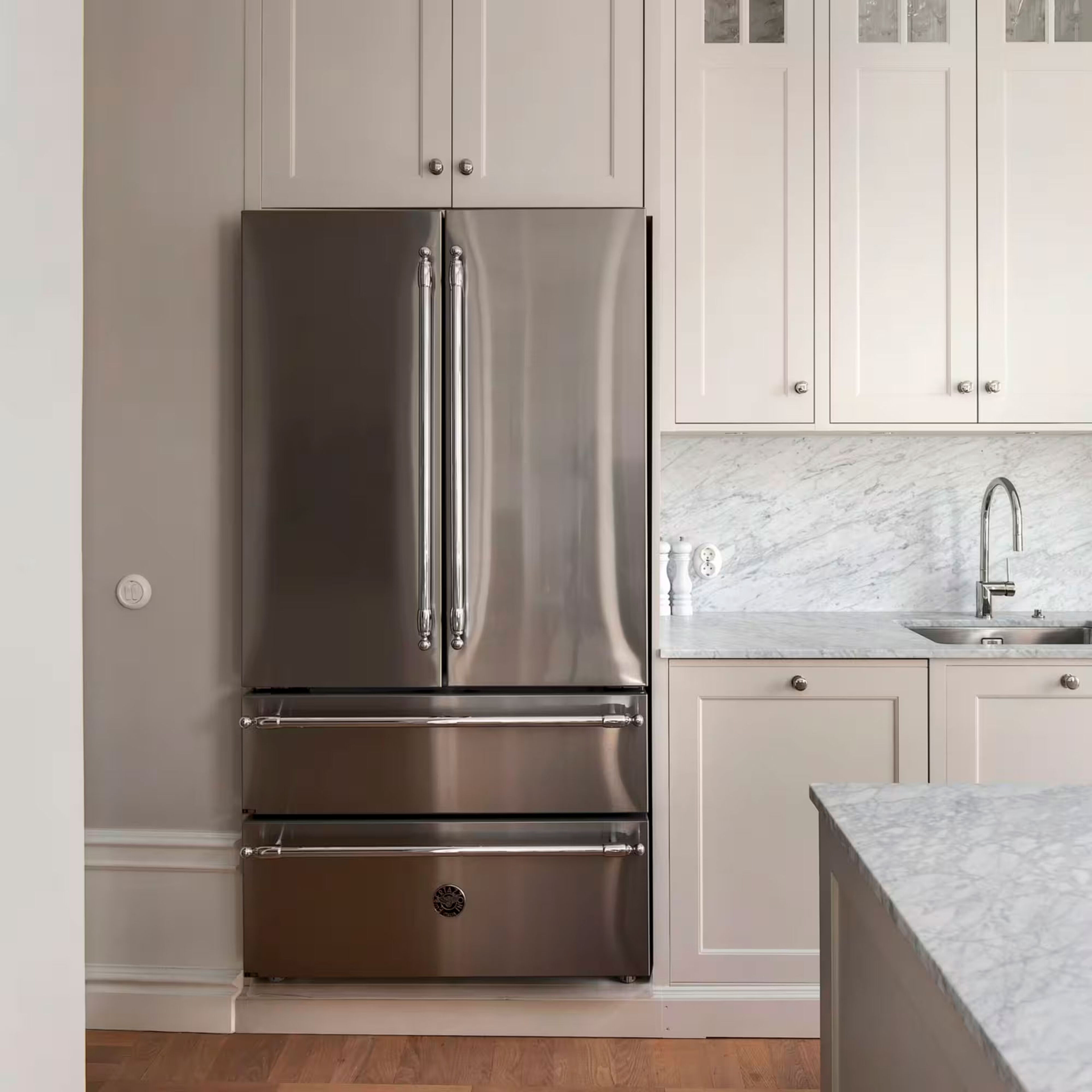 Heritage hvitevarepakke 90 cm, rustfritt stål