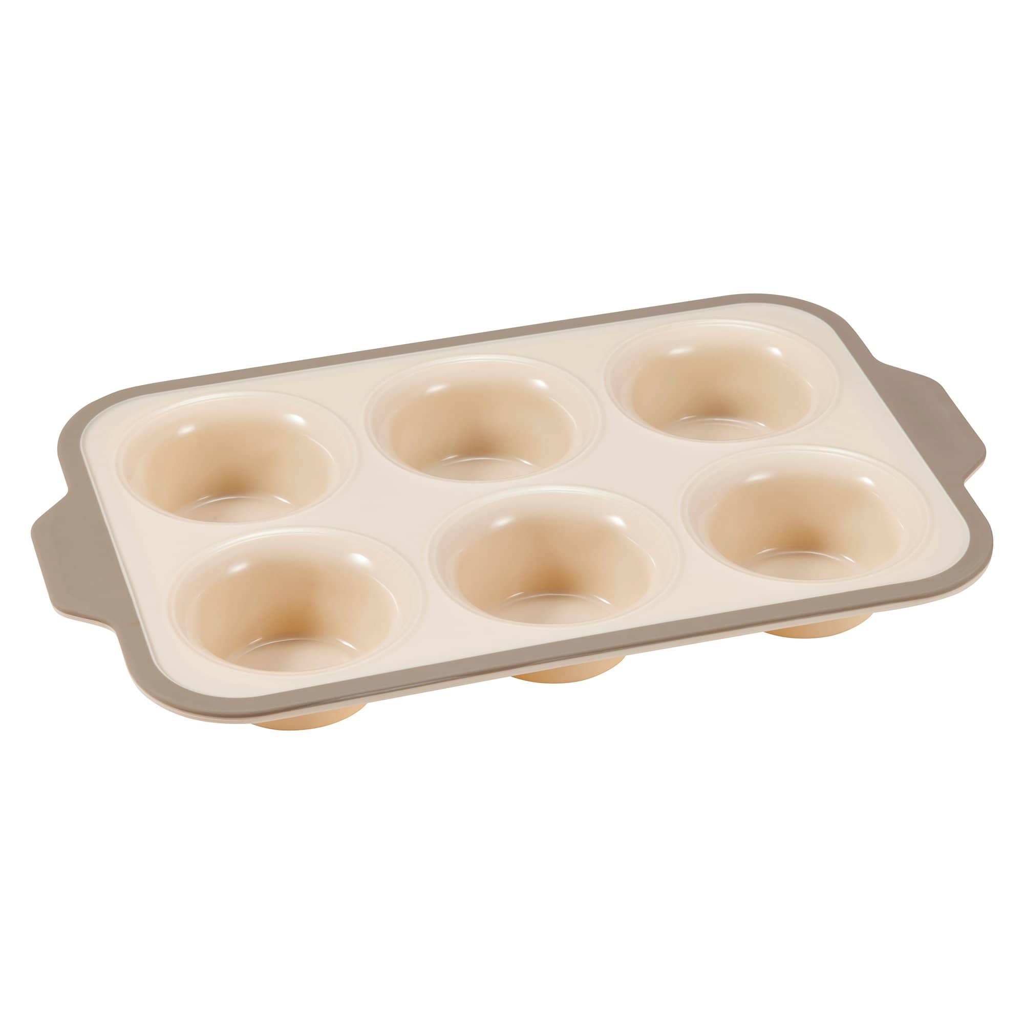 Produktfoto för Dorre Cookie muffinsform 6 st, silikon/rostfritt stål