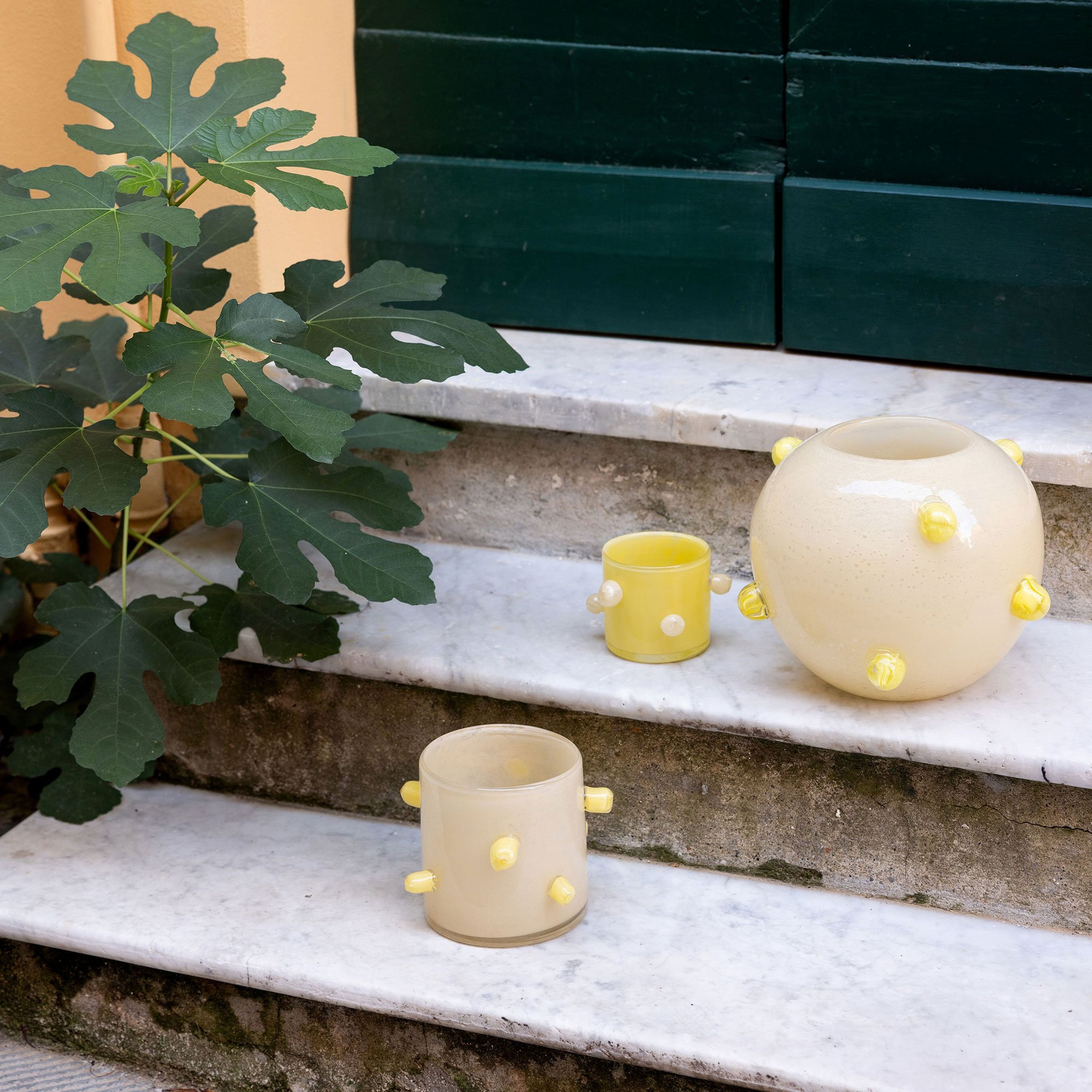 Byon Arlo M telysholder, beige/gul