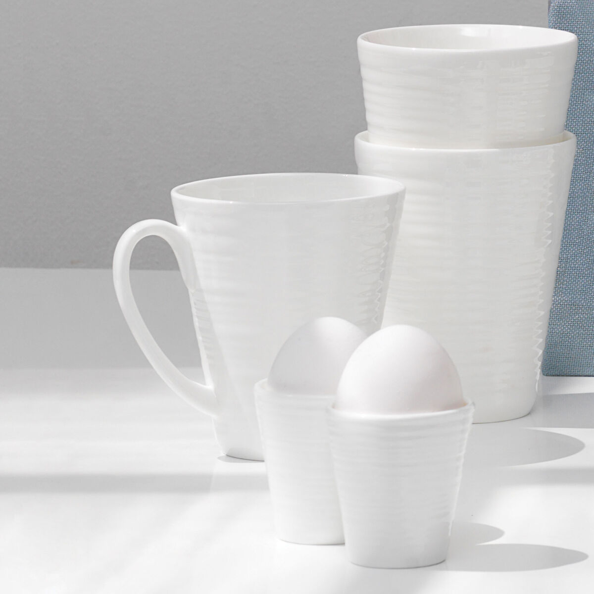 Passion-munakuppi, 4 kpl, kermanvalkoinen