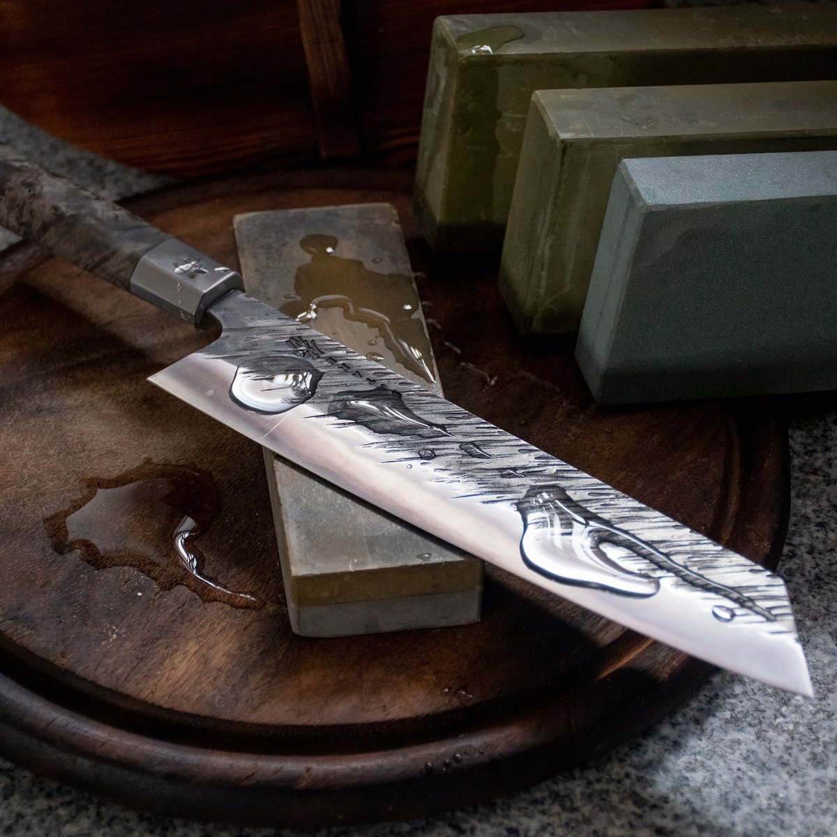 Ame Kiritsuke kokkekniv 23 cm