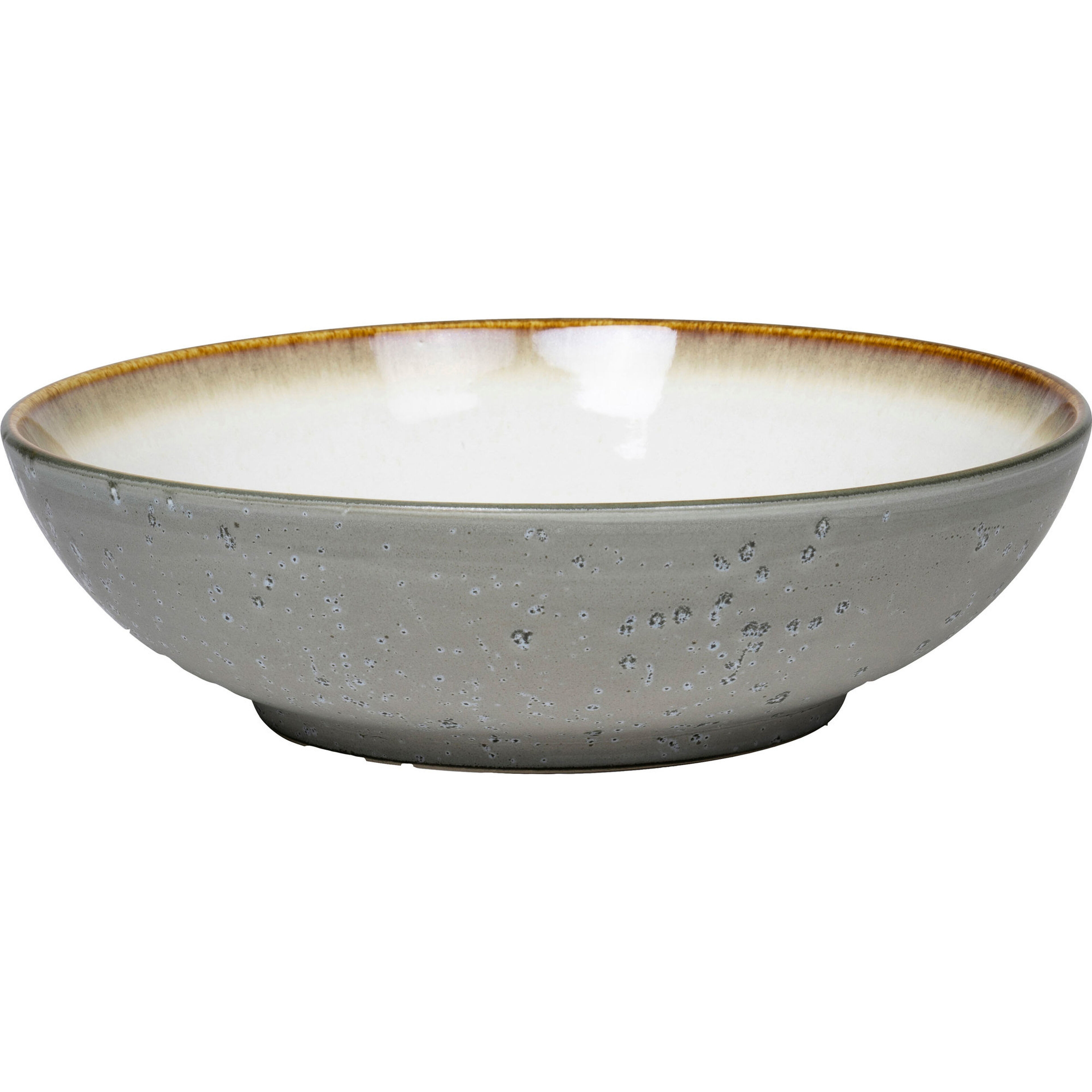 Salladsskål 24 cm grå/creme