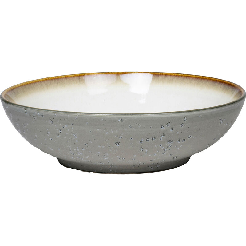 Salladsskål 24 cm grå/creme