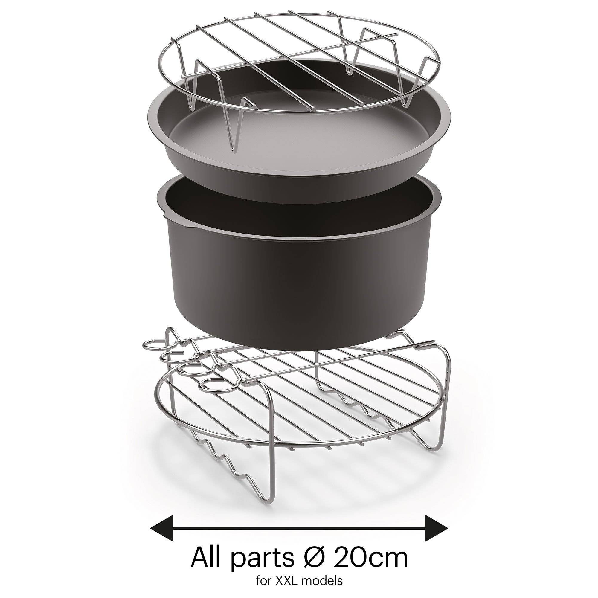 Alternativ bild 1 för OBH Nordica Easy Fry accessories for XXL models