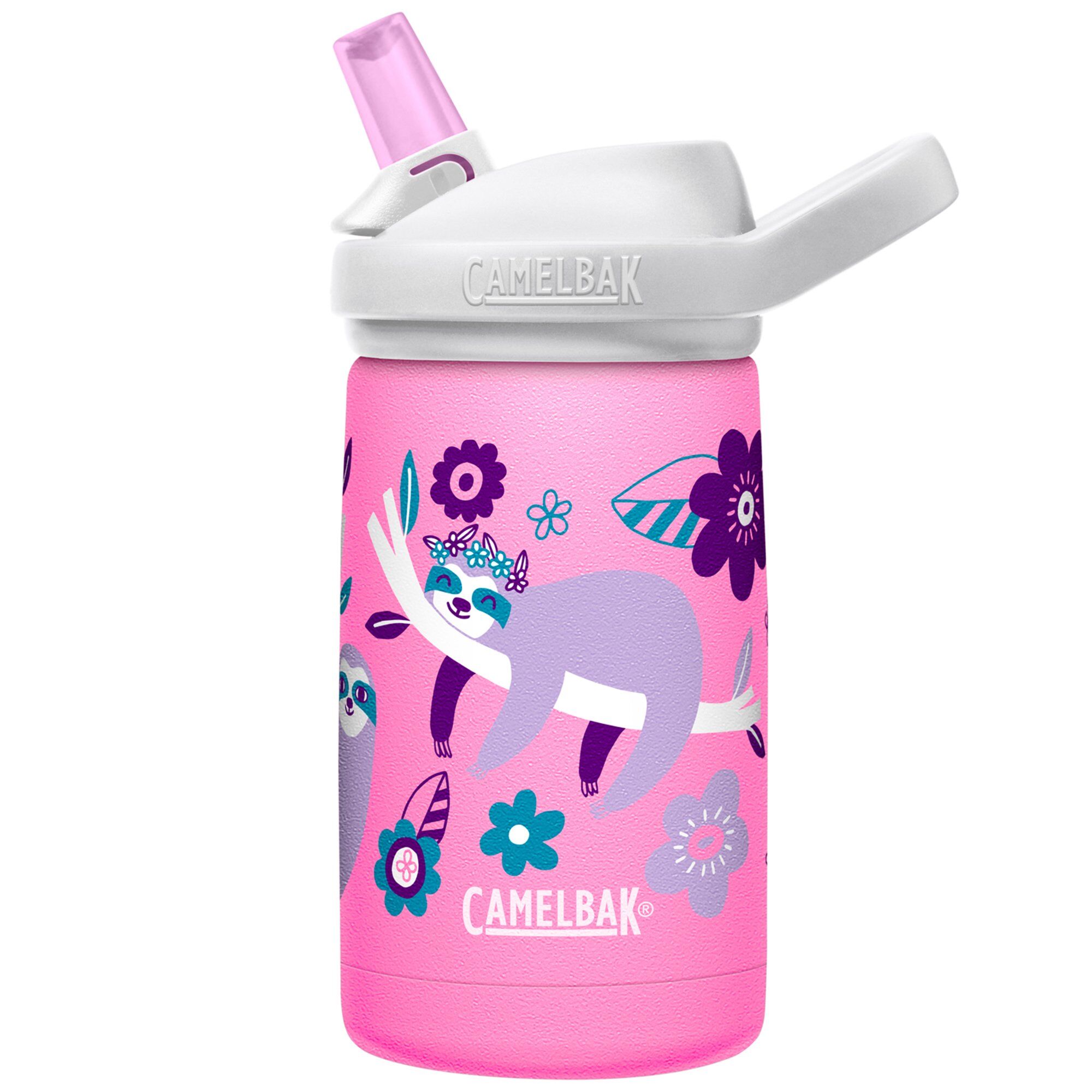 Eddy+ Kids SST vattenflaska 0,35 liter, flowerchild
