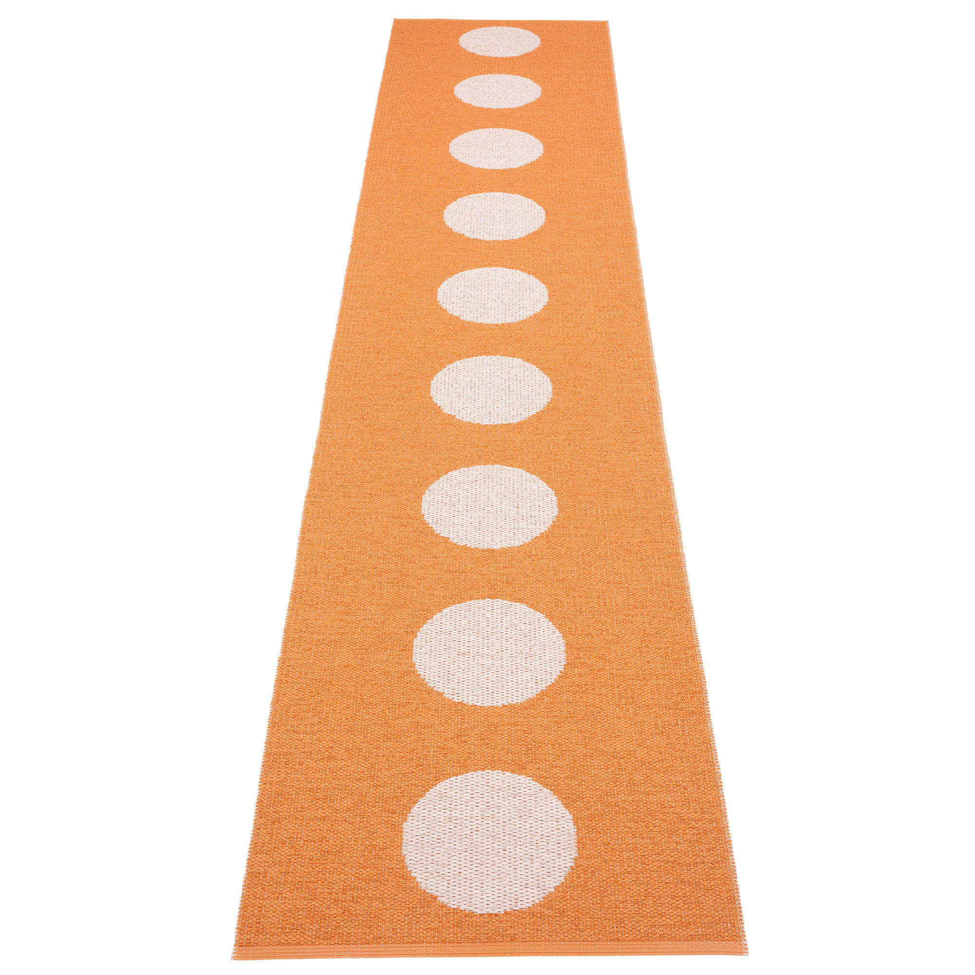 Pappelina Vera Pop matta 70 × 360 cm, orange/pink