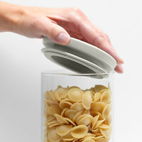 Stablebare glassbeholdere 3 deler, transparent